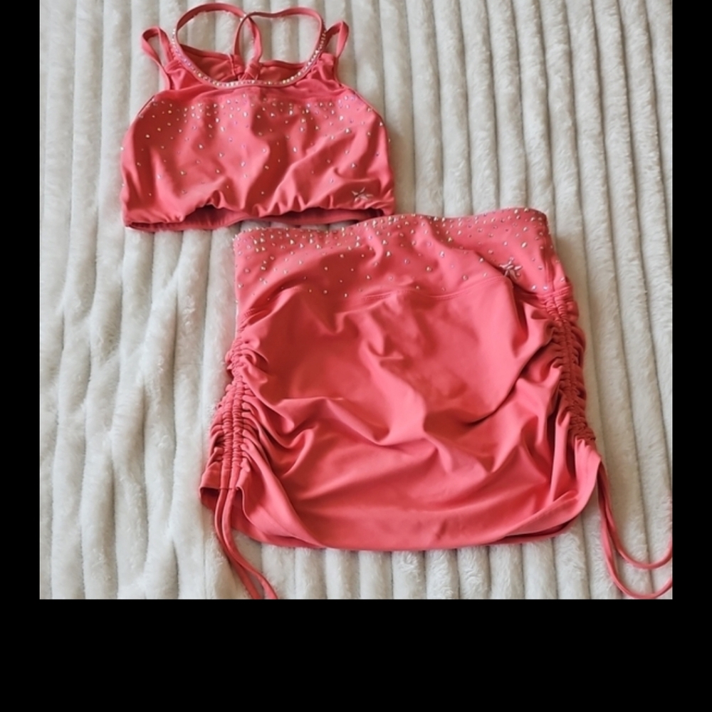 Stylish Pink Two-Piece Set